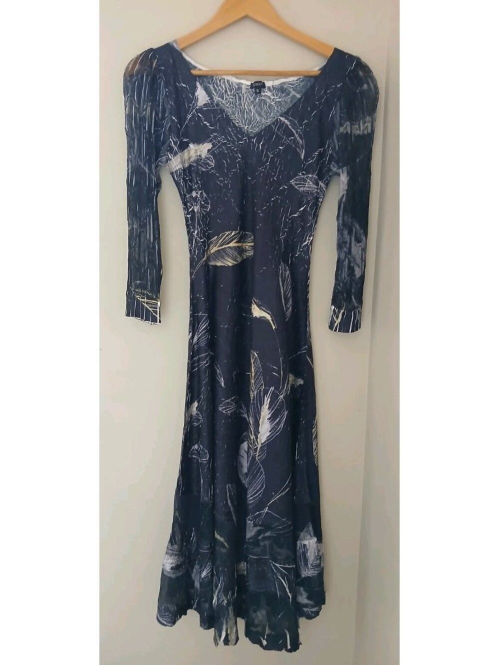 Komarov Crinkle Midi Dress